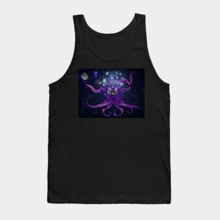 Abstract Alien Octopus Tank Top